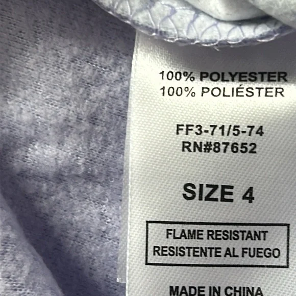 Frozen Elsa and Anna one piece costume/pajamas Size 4. NWT. - Picture 8 of 8